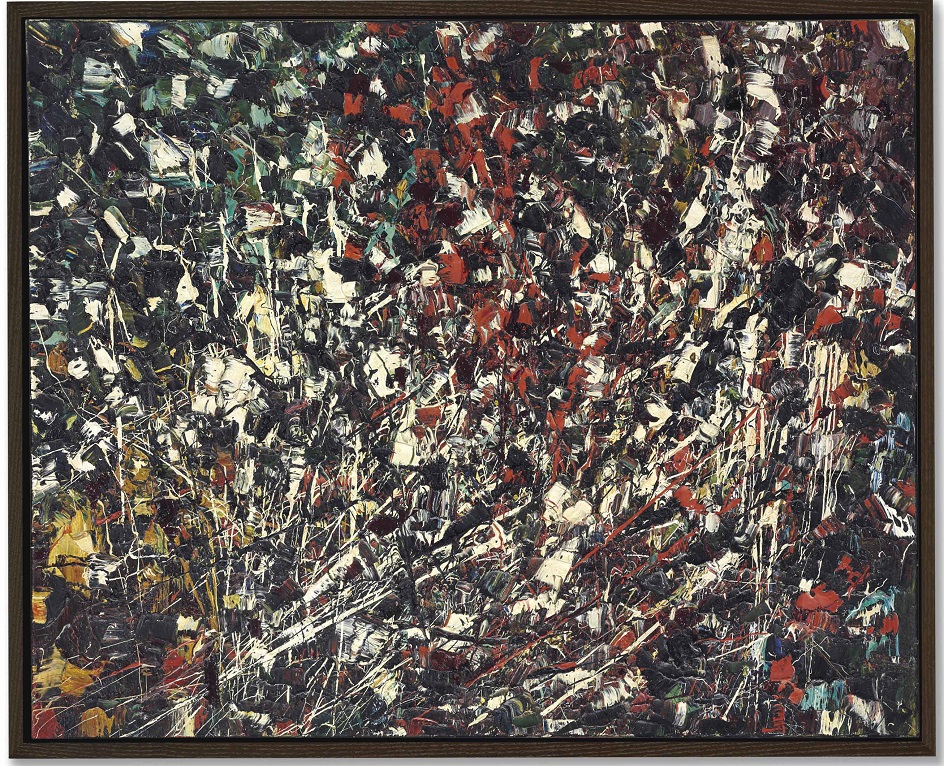 Абстрактный экспрессионизм. Жан-Поль Риопель. Картина «Без названия», 1951