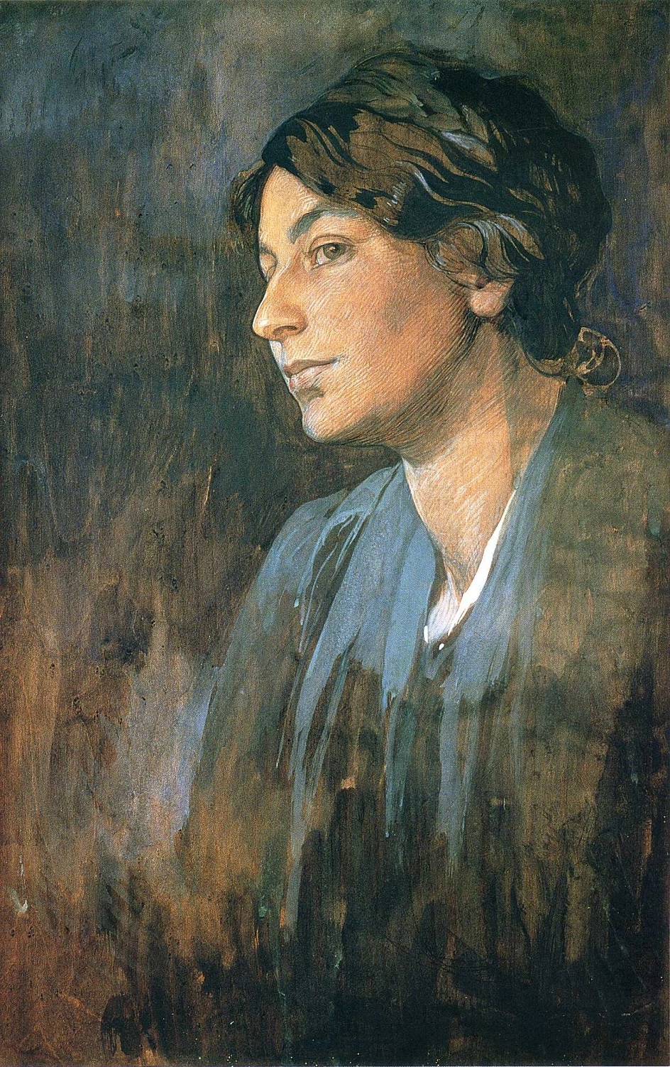 Альфонс Муха. «Портрет Марушки, жены художника», 1905