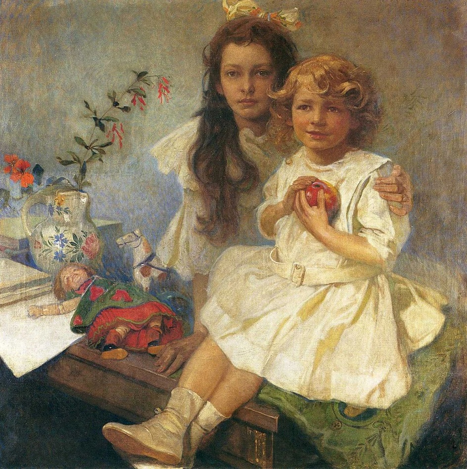 Альфонс Муха. «Ярослава и Иржи», 1919