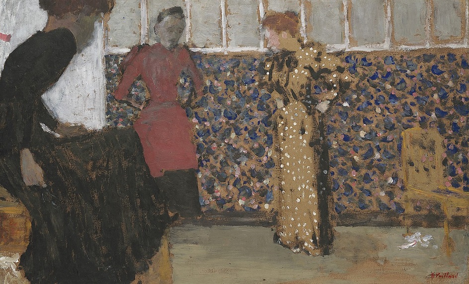 Эдуар Вюйар. Картина «Интерьер, три женщины в разговоре», 1893
