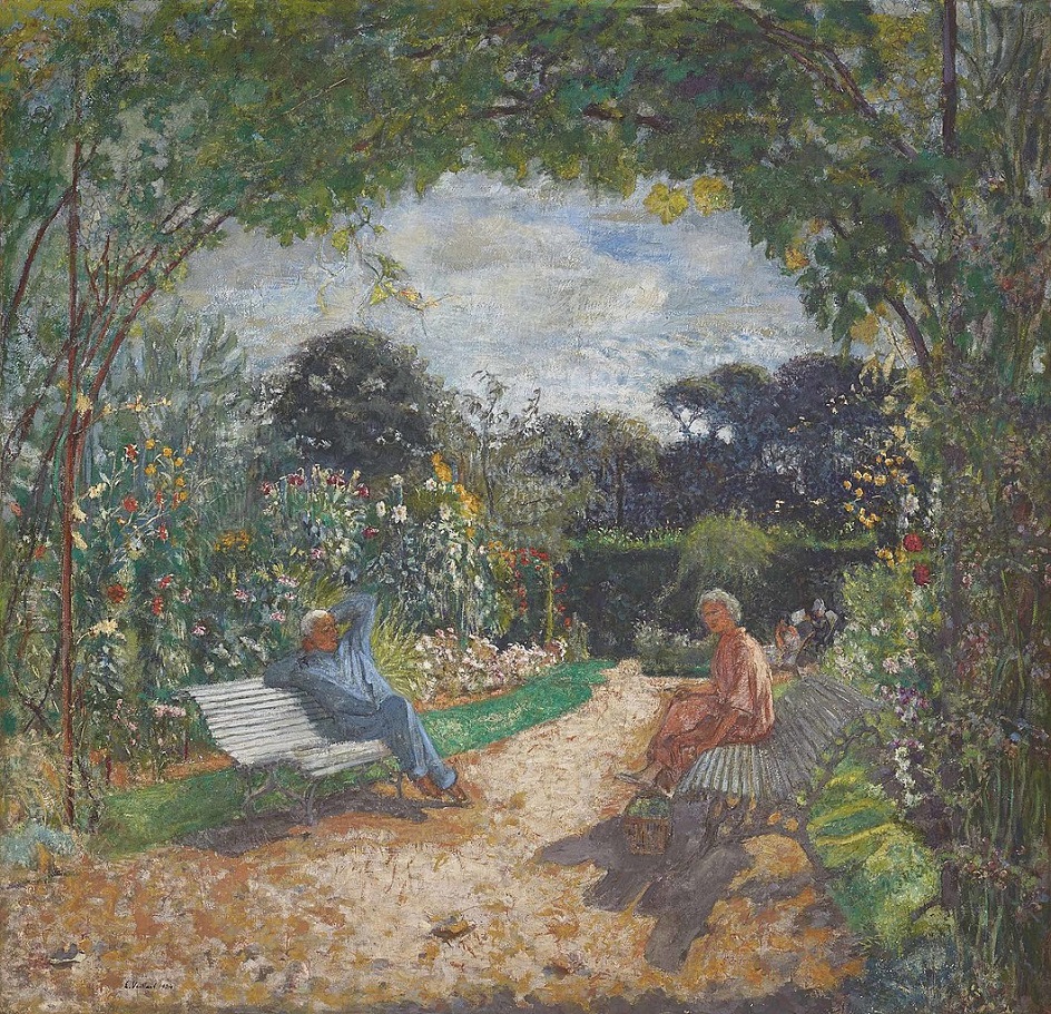 Эдуар Вюйар. Картина «Утро в саду, Клос Сезанн», 1938