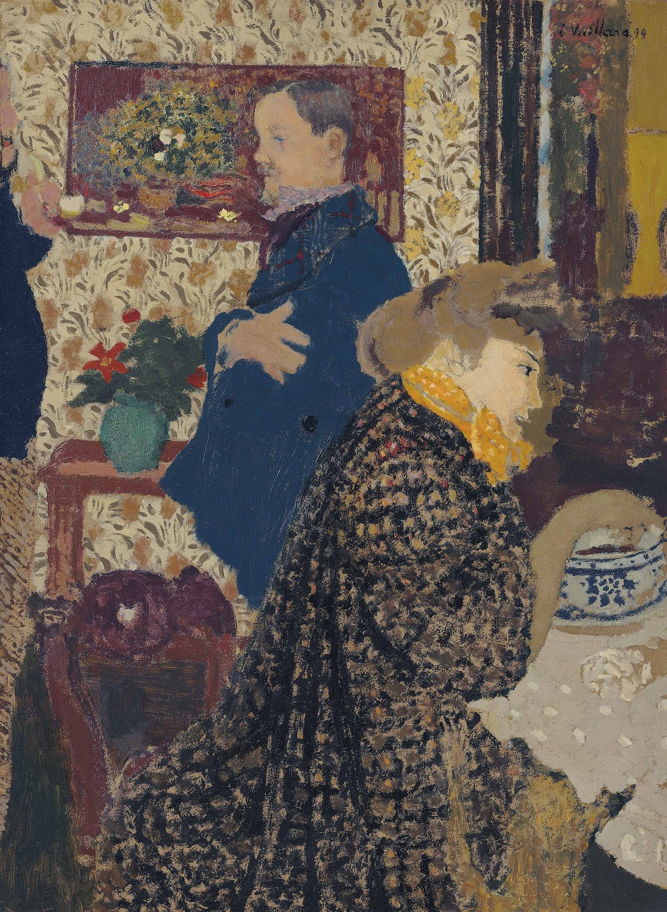Эдуар Вюйар. Картина «Мизиа Натансон и Феликс Валлоттон в Вильнёве», 1899