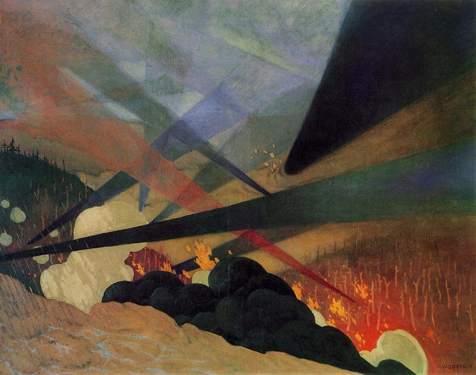 Феликс Валлоттон. Картина «Верден», 1917
