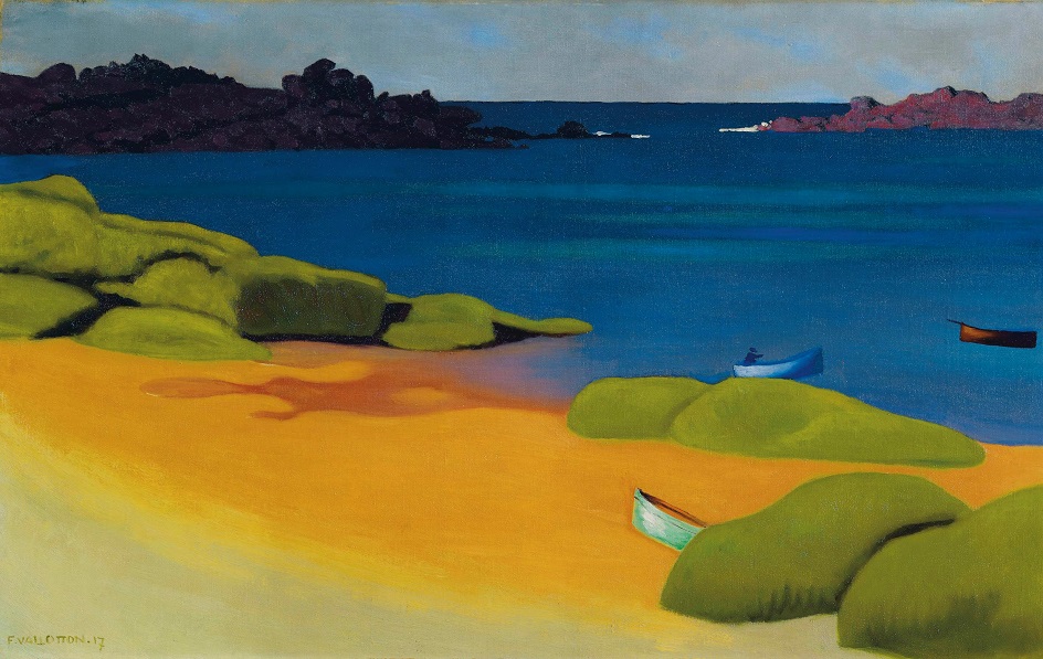 Феликс Валлоттон. Картина «Залив Трегастель», 1917