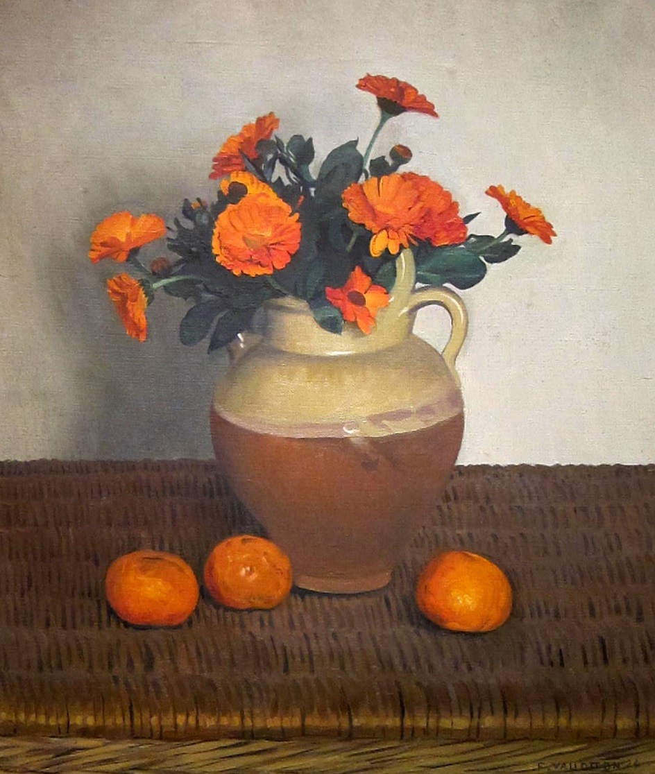 Феликс Валлоттон. Картина «Бархатцы и мандарины», 1924