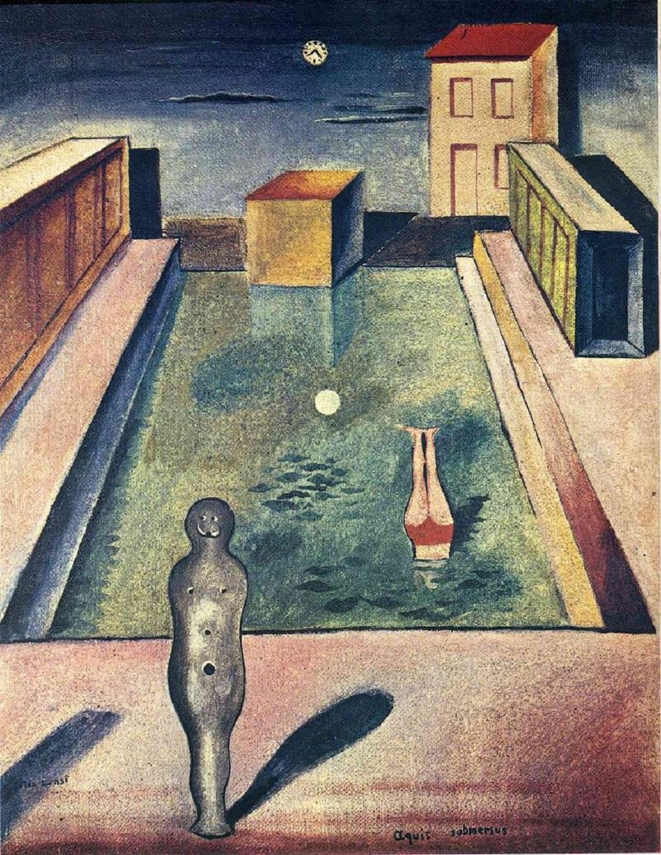 Формализм. Макс Эрнст. Картина «Погруженная в воды», 1919