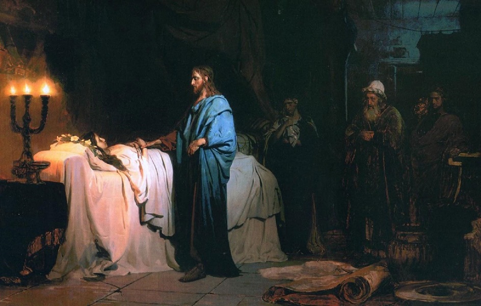 Илья Репин. Картина «Воскрешение дочери Иаира», 1871