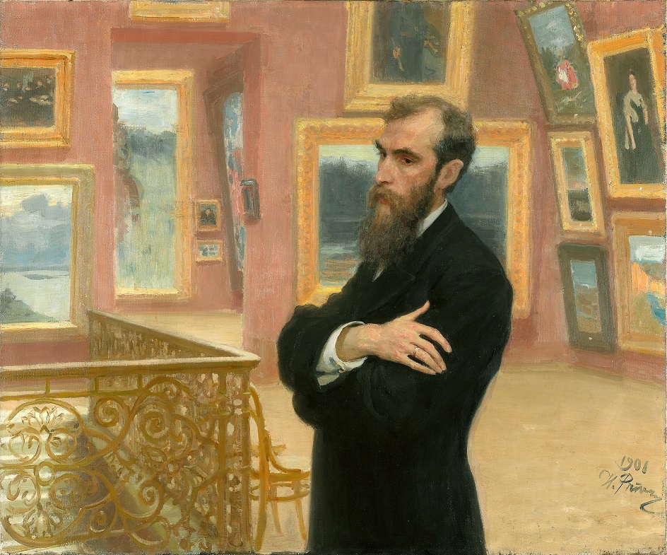 Илья Репин. Картина «Портрет Павла Третьякова», 1901