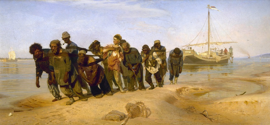 Илья Репин. Картина «Бурлаки на Волге», 1872-1873