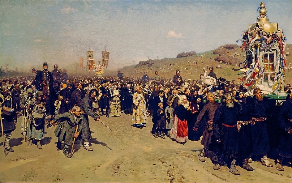 Илья Репин. Картина «Крестный ход в Курской губернии», 1893