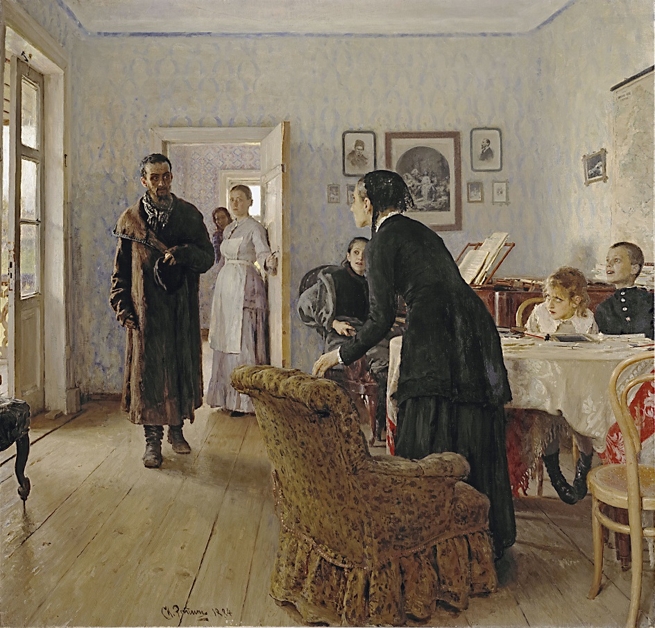 Илья Репин. Картина «Не ждали», 1888