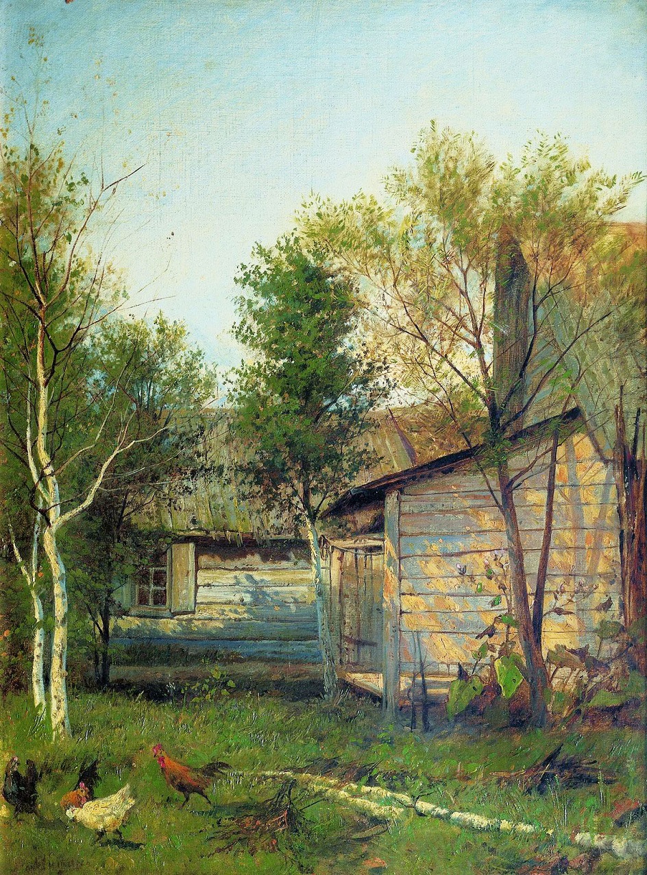 Исаак Левитан. Картина «Солнечный день», 1876