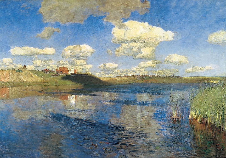 Исаак Левитан. Картина «Озеро. Русь», 1899-1900