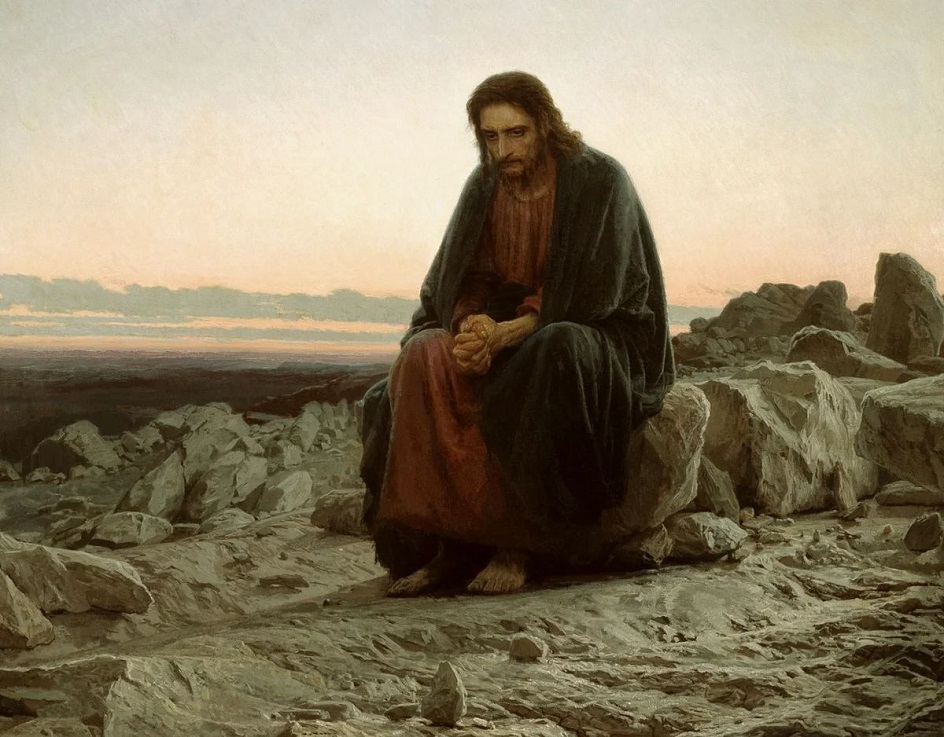 Иван Крамской. «Христос в пустыне», 1872