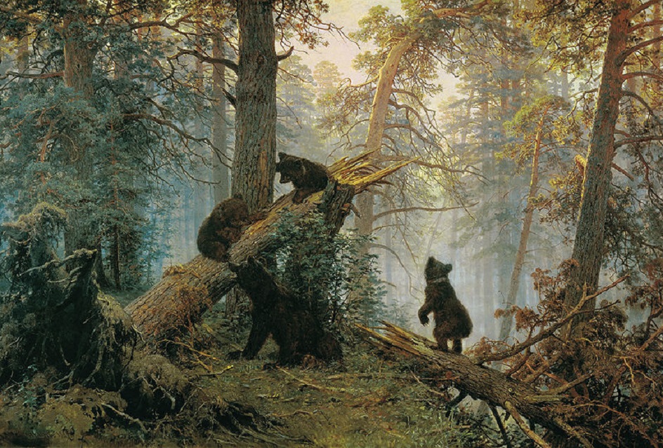 Иван Шишкин. «Утро в сосновом лесу», 1889