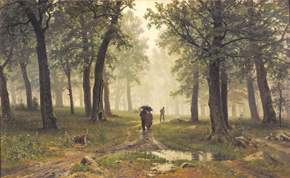 Иван Шишкин. «Дождь в дубовом лесу», 1891