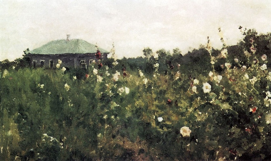 Константин Коровин. «Мальвы в Саратовской губернии», 1889