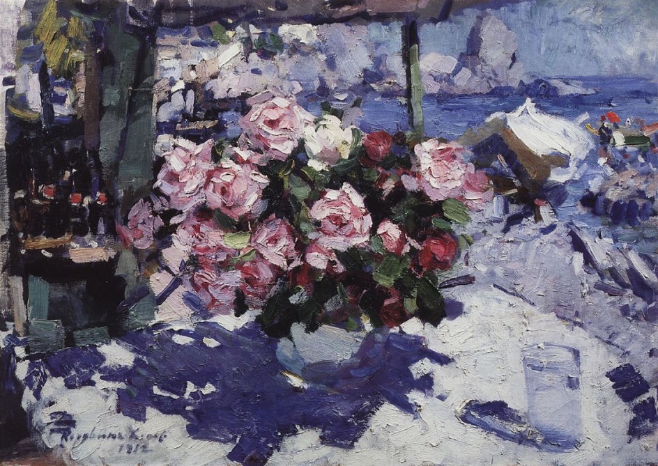 Константин Коровин. «Розы», 1912