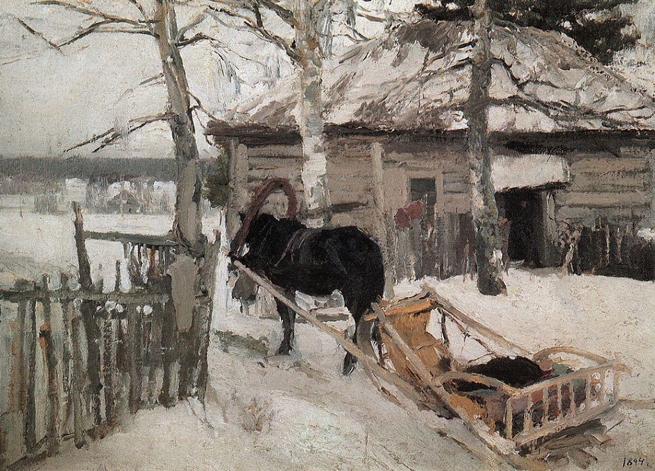 Константин Коровин. «Зимой», 1894
