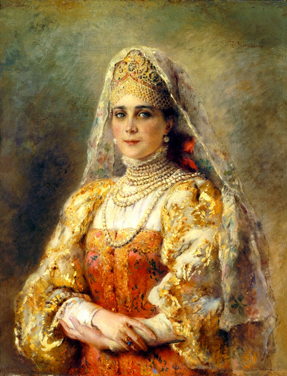 Константин Маковский. Портрет княгини Зинаиды Юсуповой, 1900-е