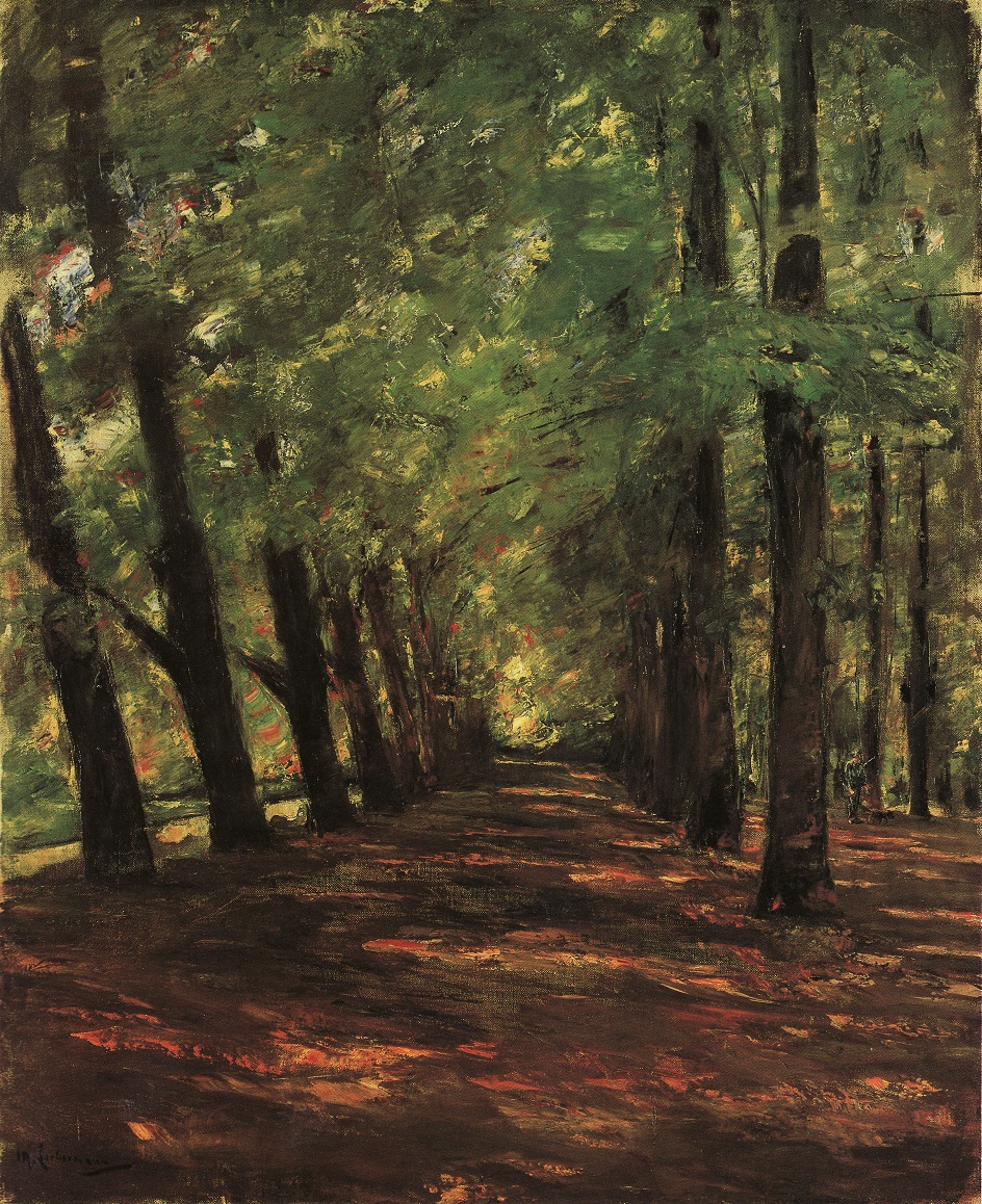 Макс Либерман. Картина «Аллея в Овервеене», 1895
