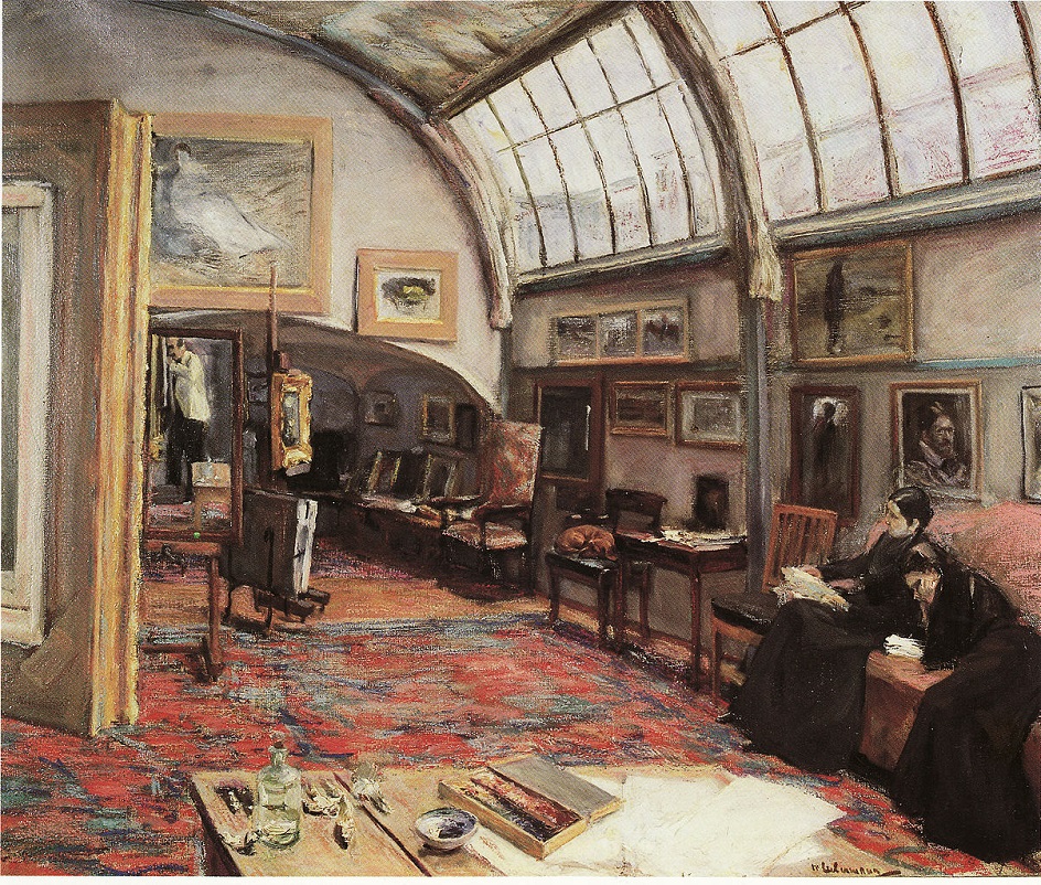 Макс Либерман. Картина «Мастерская художника», 1902