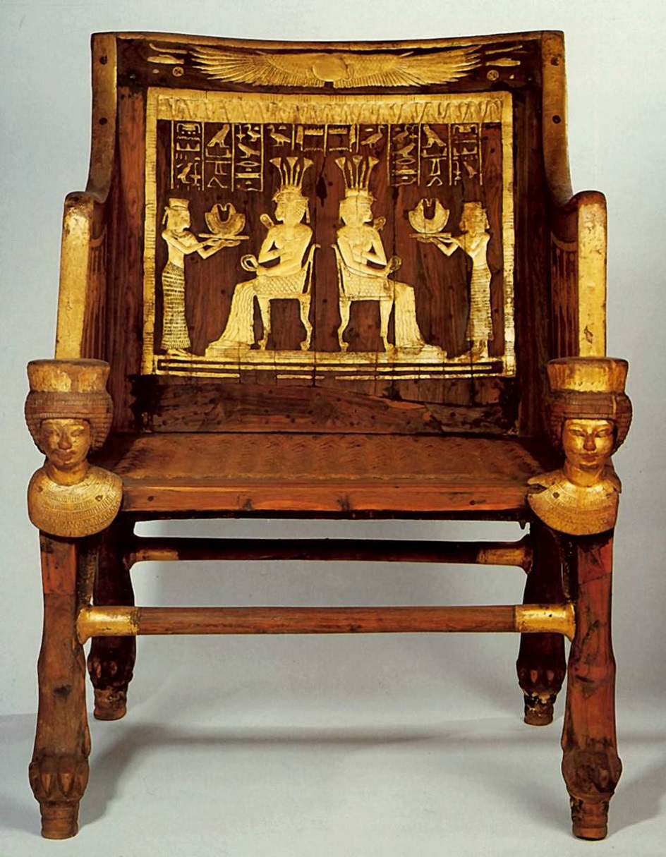 Мебель. Кресло царевны Сит-Амон в древнеегипетском стиле, XIV век до нашей эры