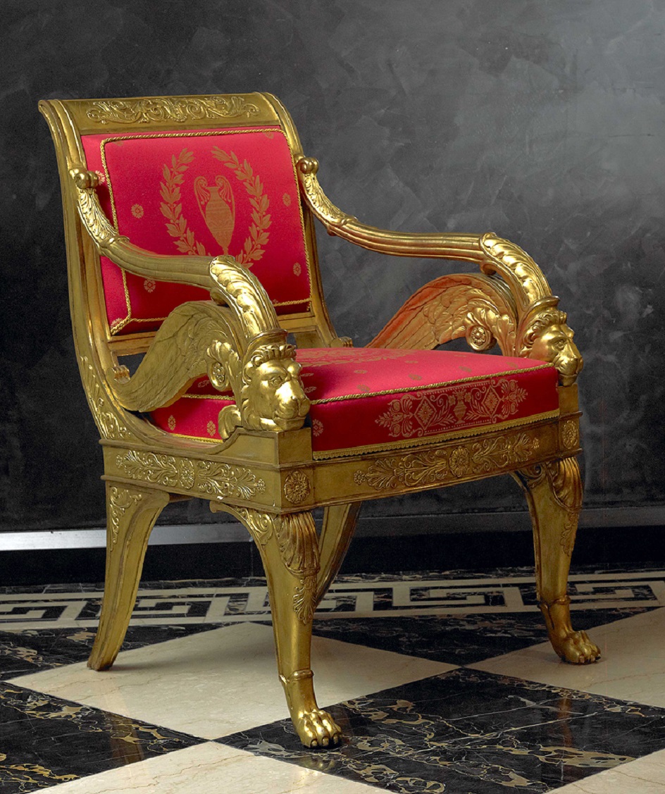 Мебель. Кресло в стиле ампир, XIX век