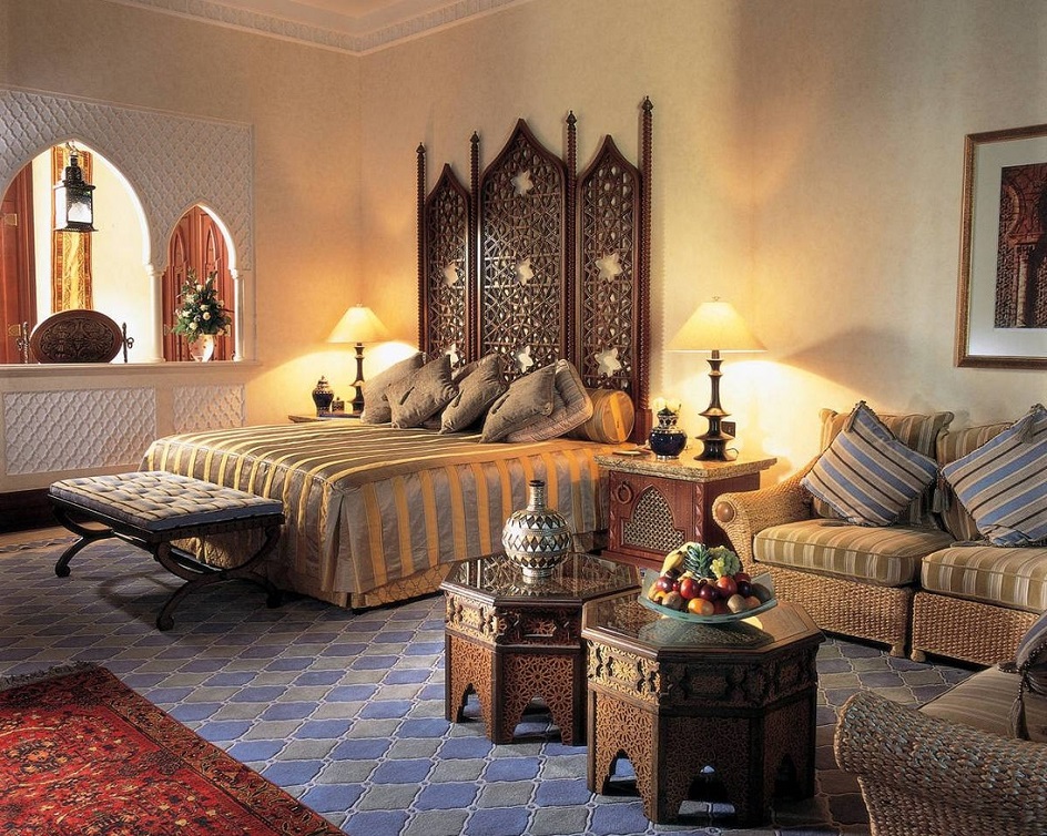 Мебель. Спальня с мебелью в арабском стиле