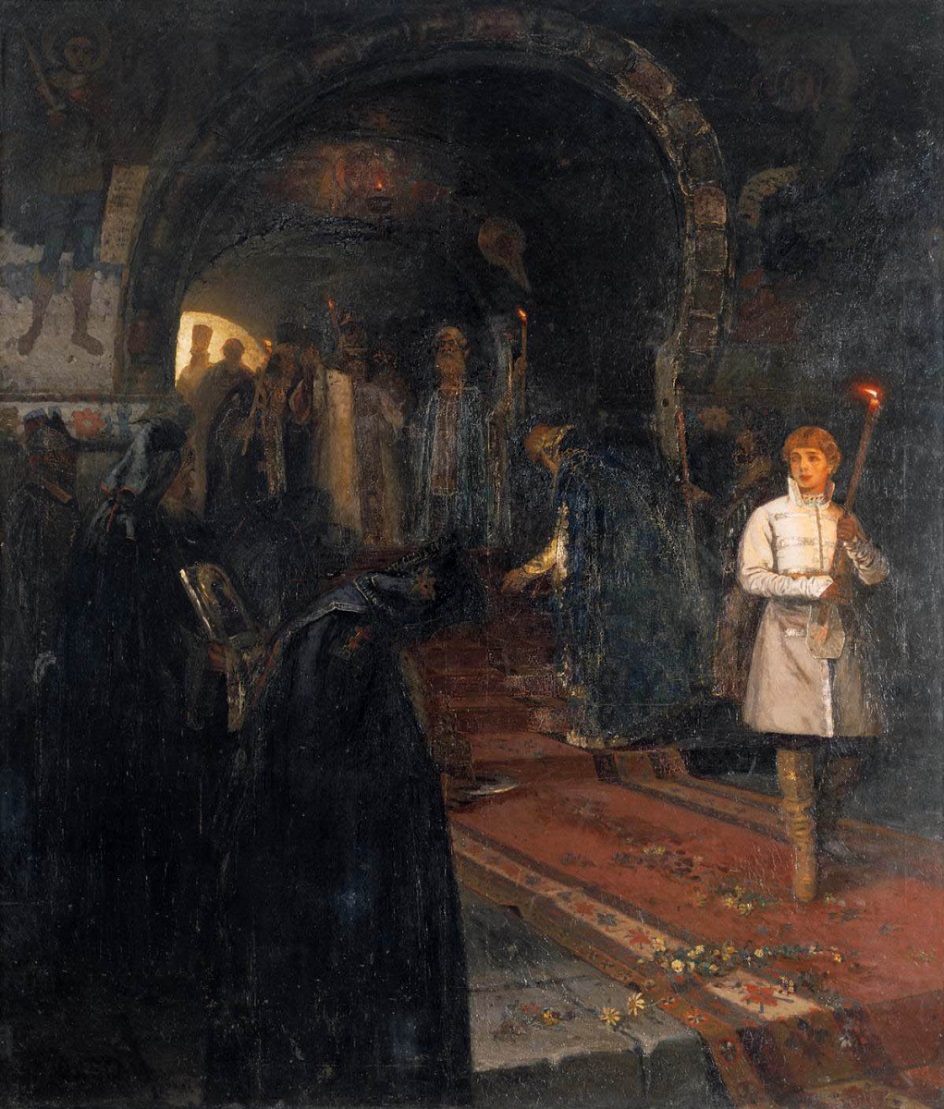 Михаил Нестеров. «До государя челобитчики», 1886