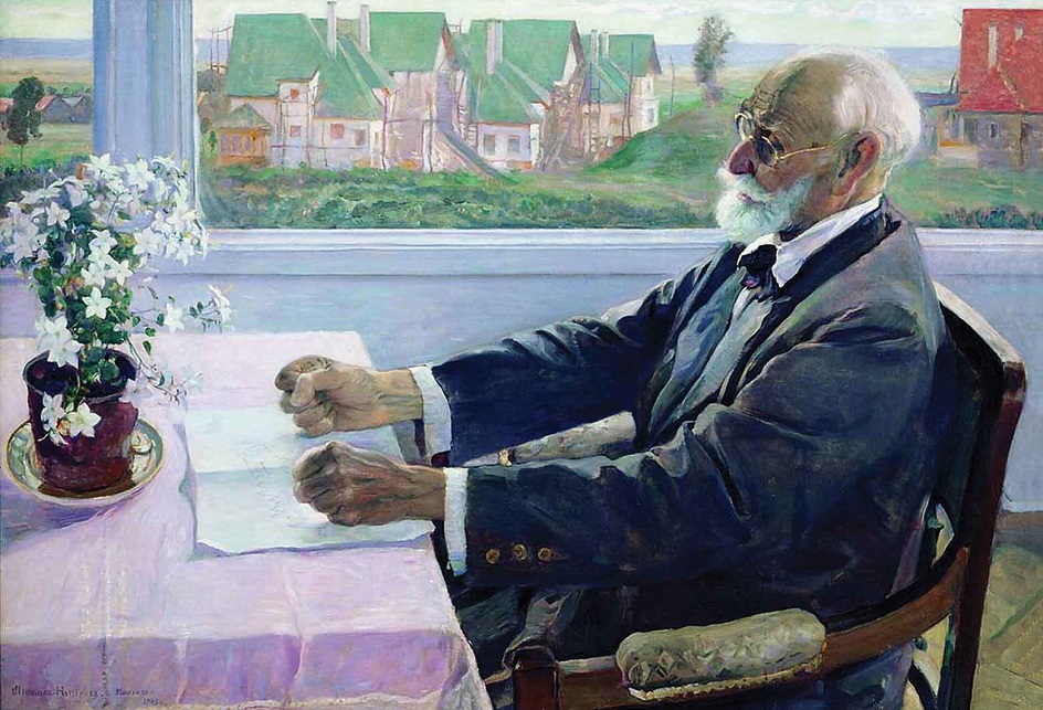 Михаил Нестеров. «Портрет И. П. Павлова», 1935
