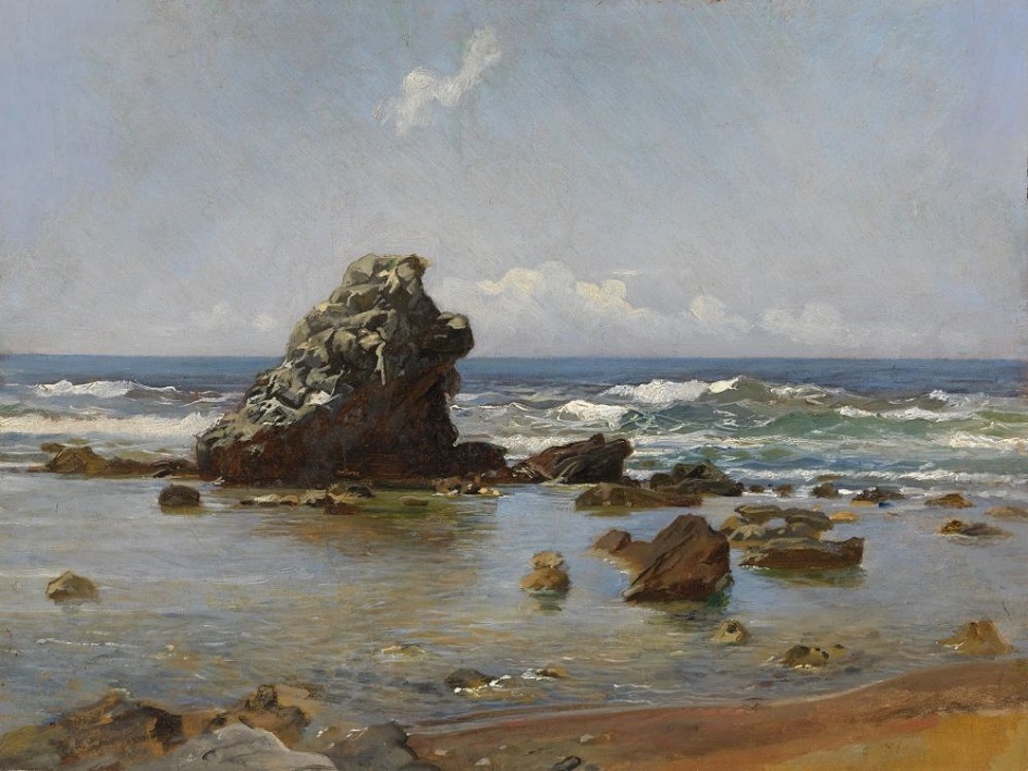 Николай Ге. Картина «Морской залив в Ливорно», 1862