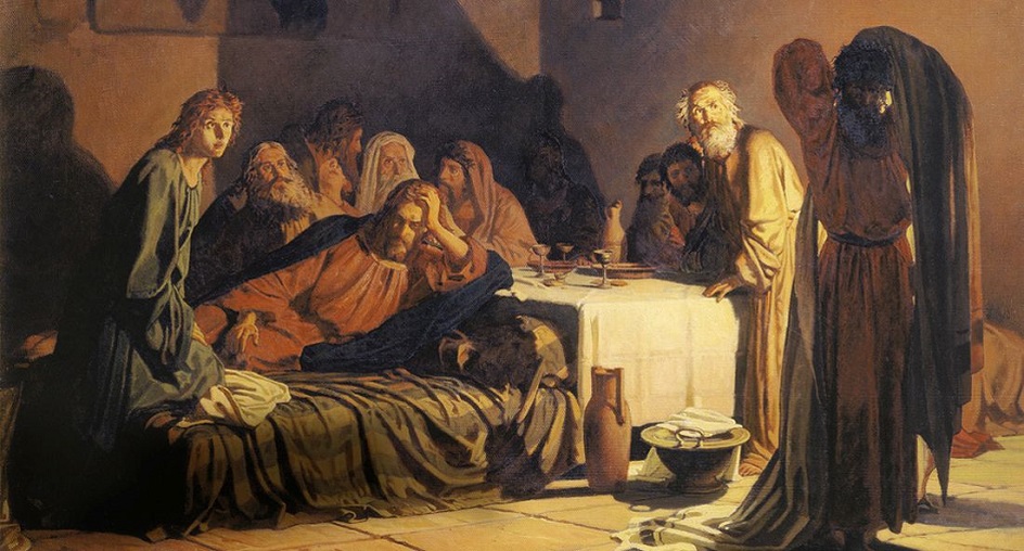 Николай Ге. Картина «Тайная вечеря», 1863