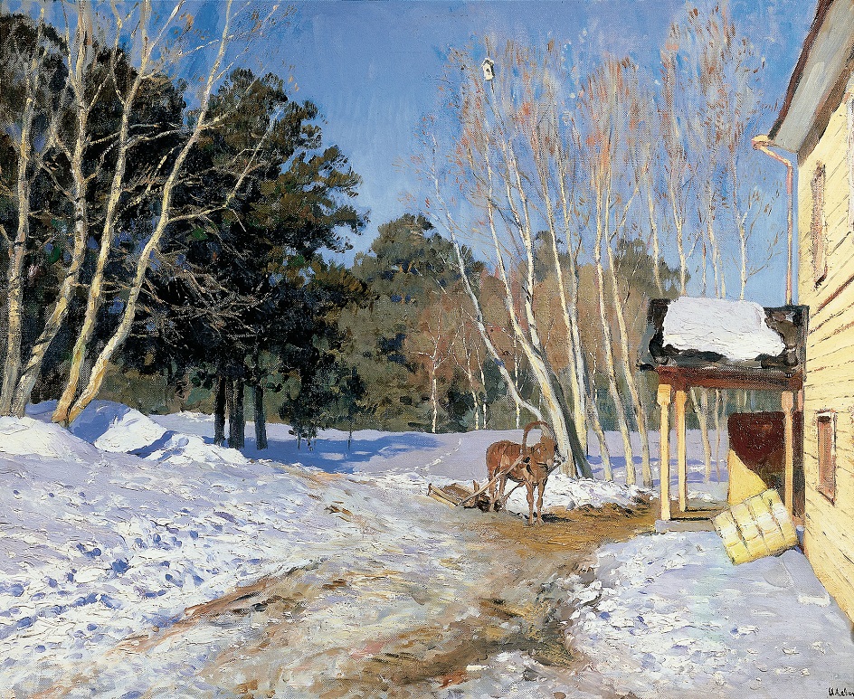 Известные русские художники. Исаак Левитан. «Март», 1895