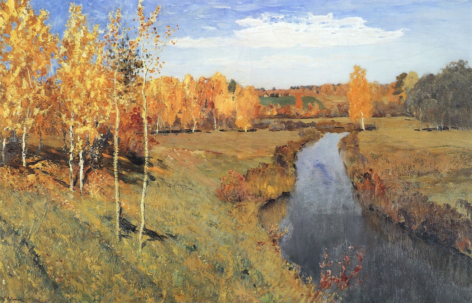 Известные русские художники. Исаак Левитан. «Золотая осень», 1895