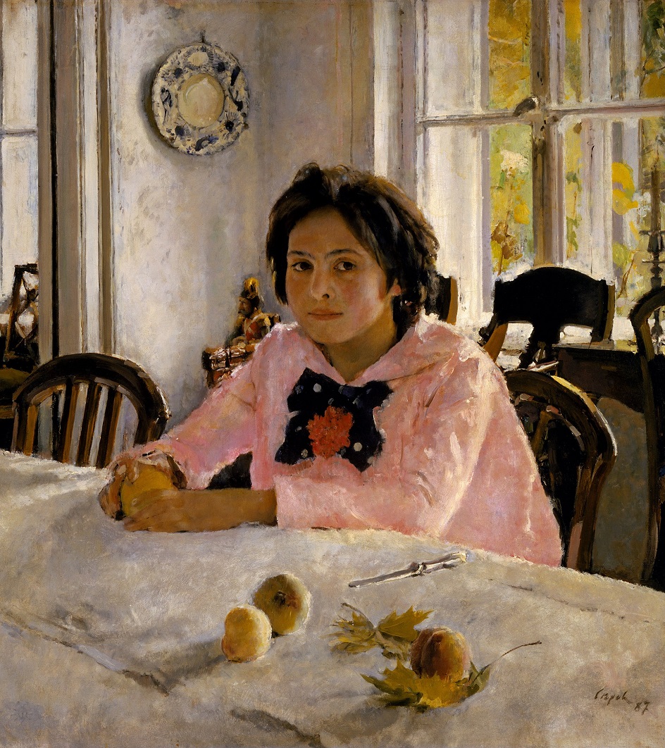 Известные русские художники. Валентин Серов. «Девочка с персиками», 1887