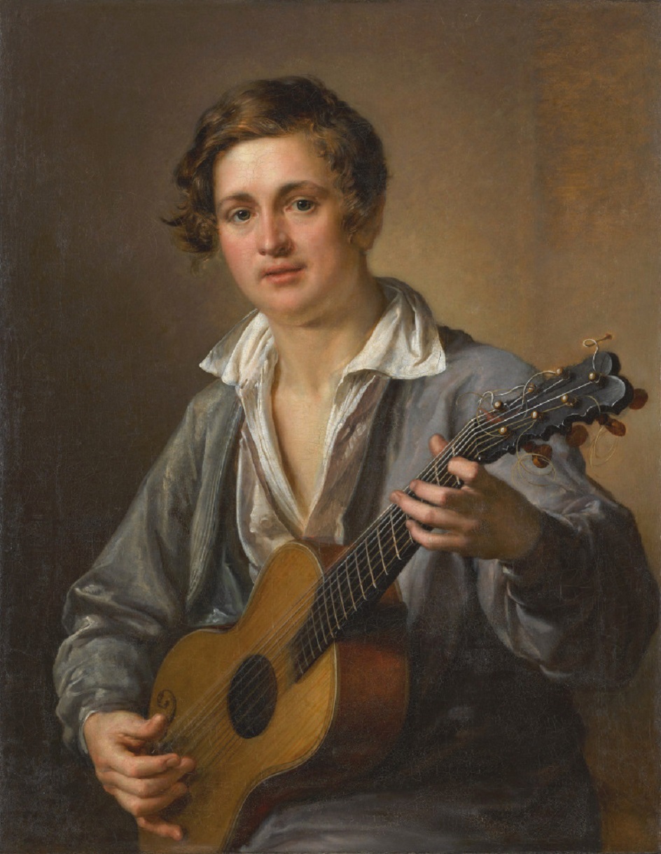 Василий Тропинин. «Гитарист», 1839