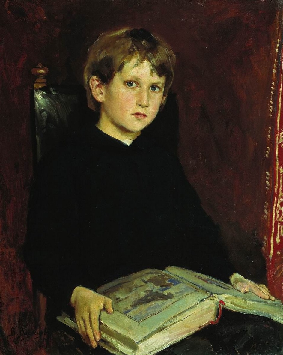 Виктор Васнецов. «Портрет Михаила Васнецова, сына художника», 1892