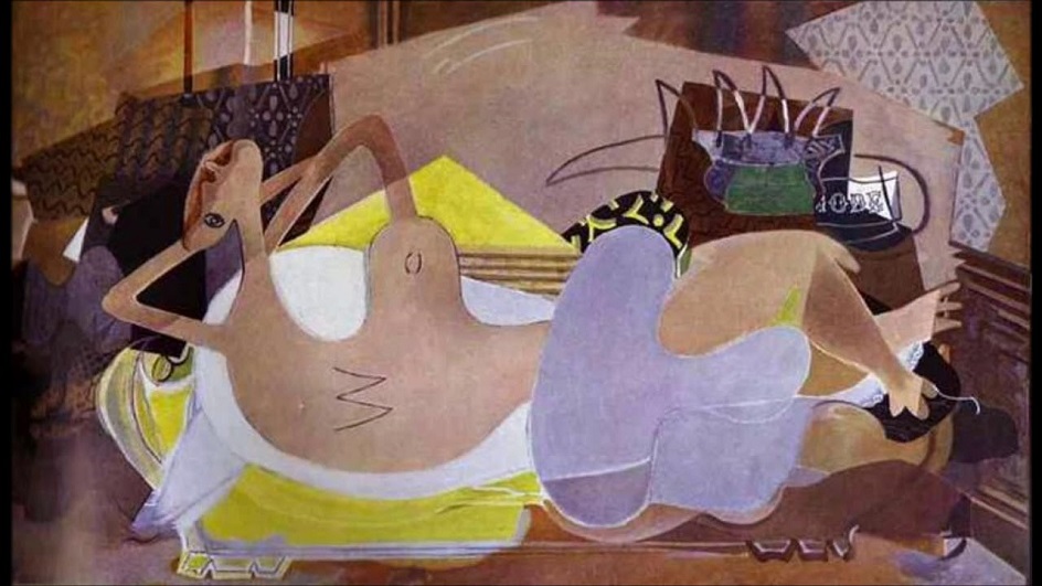 Жорж Брак. Картина «Лежащая обнажённая», 1932