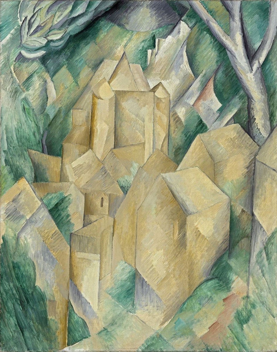 Жорж Брак. Картина «Замок Ла Рош-Гюйон», 1909