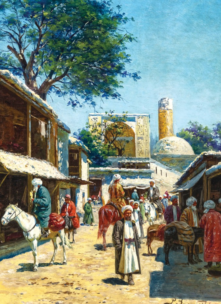 Зоммер Рихард Карлович, «Уличная торговля в Самарканде»